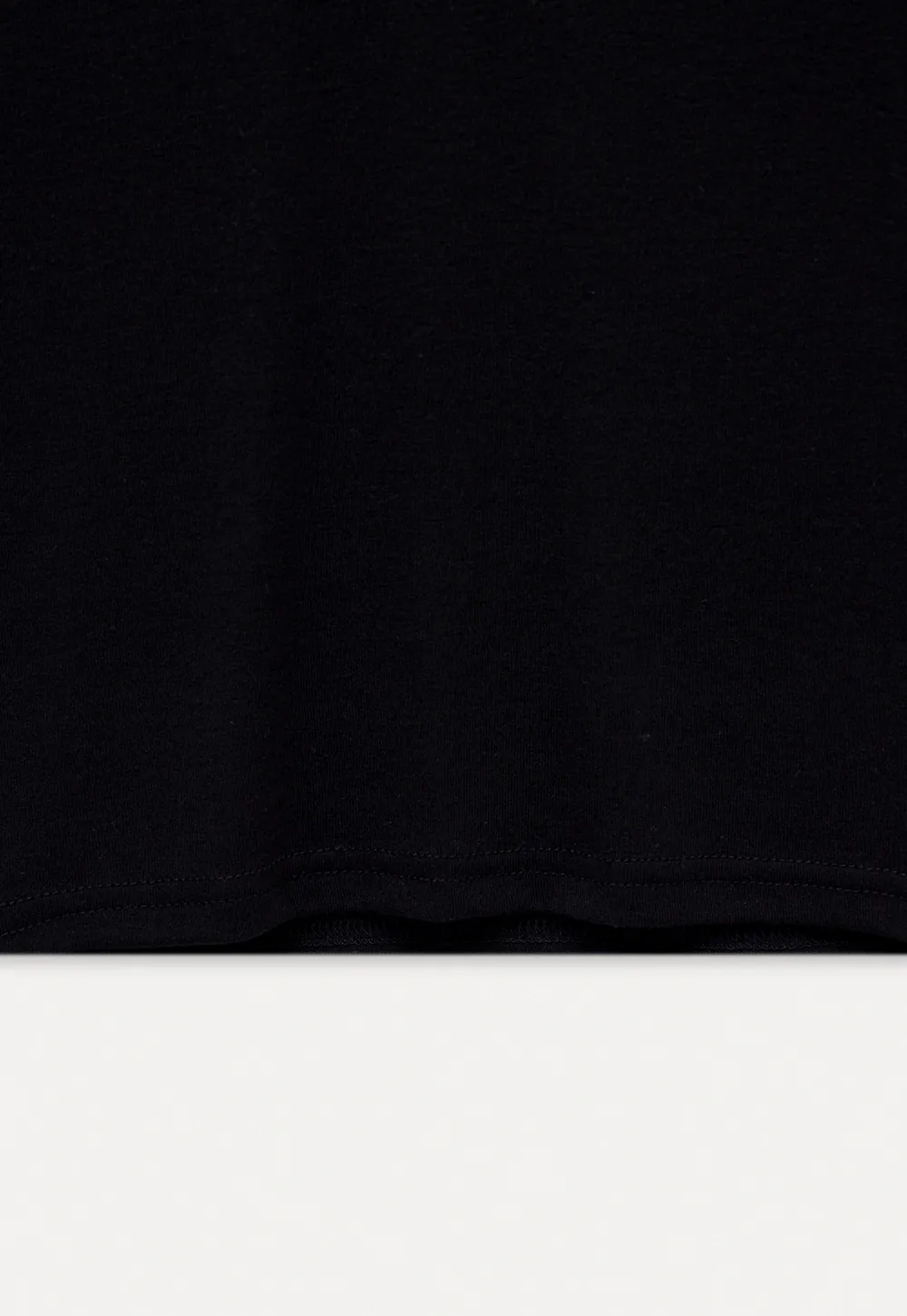 V-Ruffle Trim Fitted Top