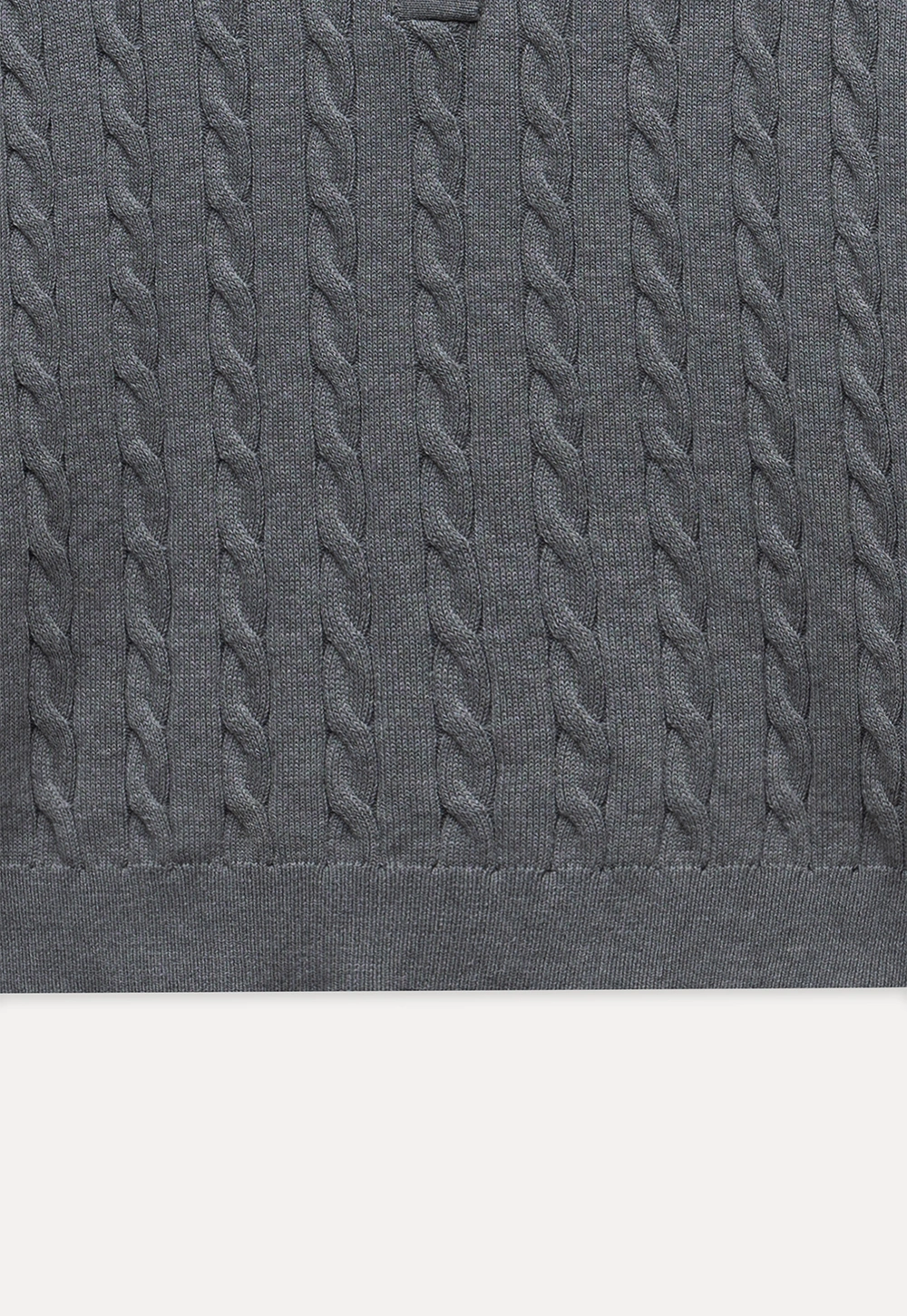 Women's Cable Knit Polo Sweater