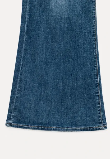 High-Waist Flared Jeans