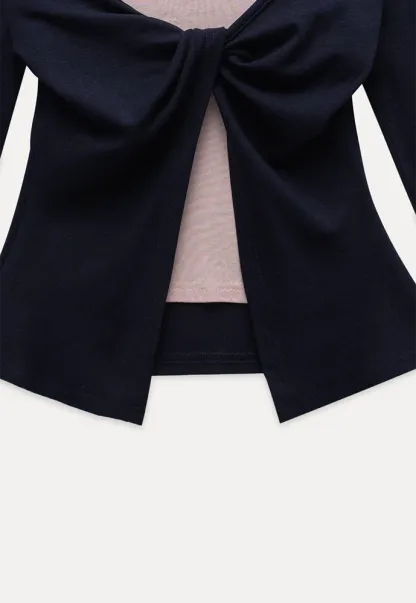 Shell‑Trim Twist Layered Top