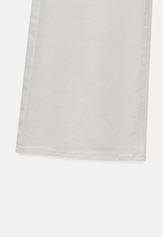 Wide Leg Jeans with Scarf Belt