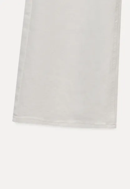 Wide Leg Jeans with Scarf Belt