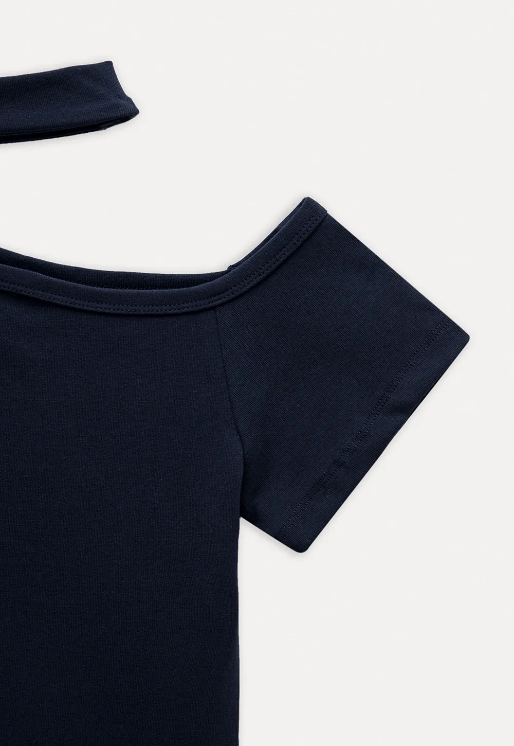 Asymmetrical Neckline Tee