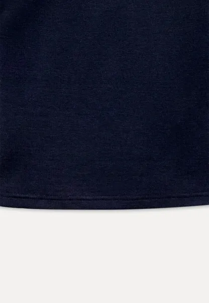 Women's Off Shoulder Contrast Fold-Over Knit Top