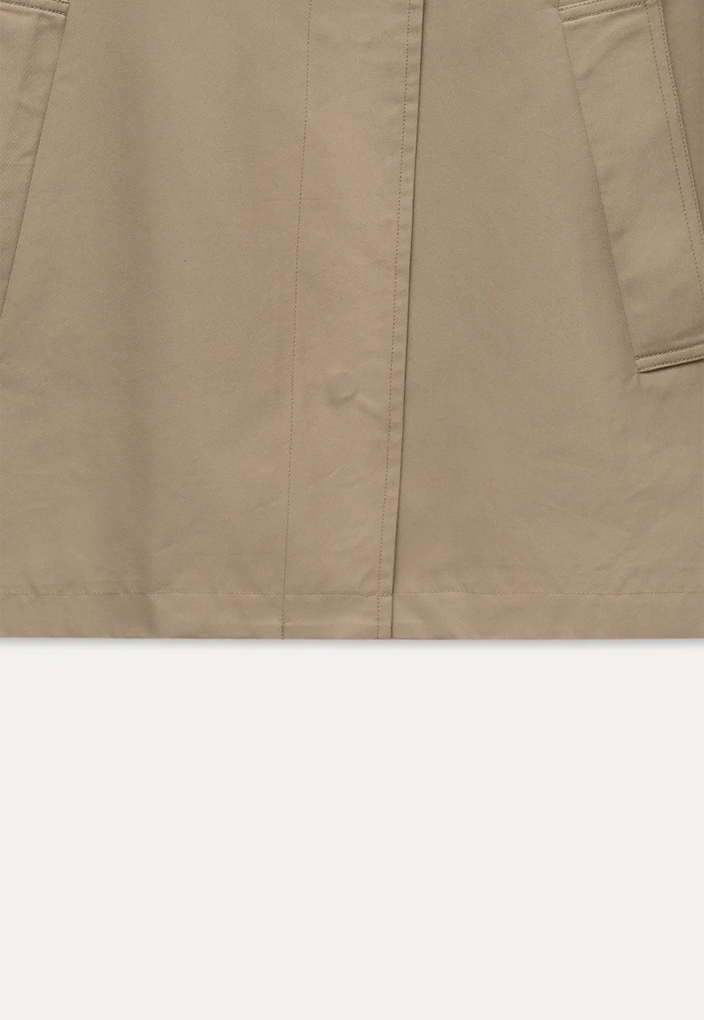 Women's Stand Collar Short Trench Coat