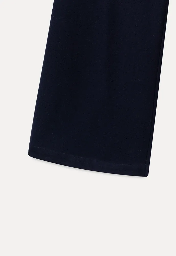 Drawstring Wide-Leg Pants