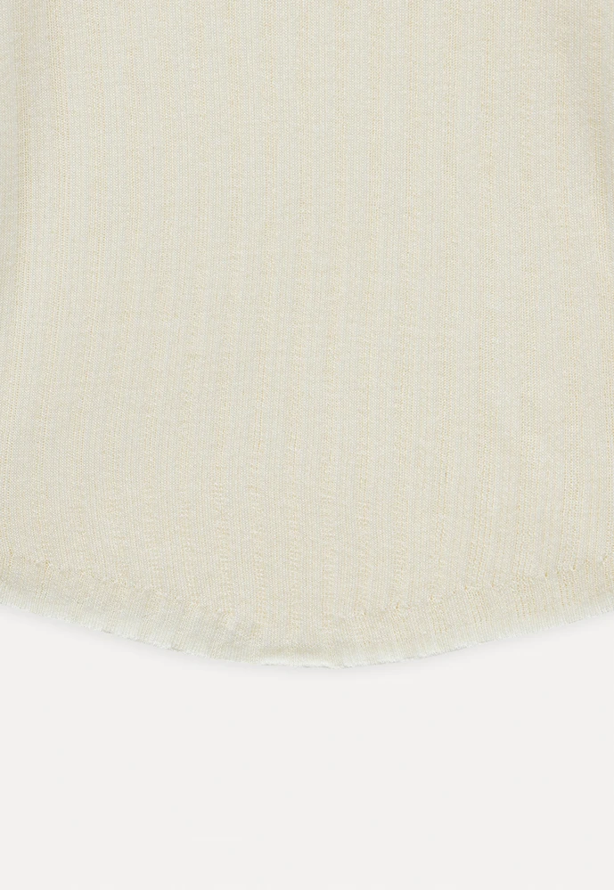 Ribbed Long-Sleeve Tee