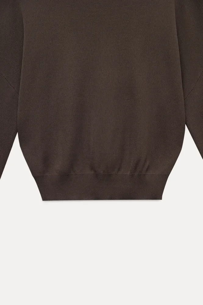 Off-Shoulder Knit Sweater