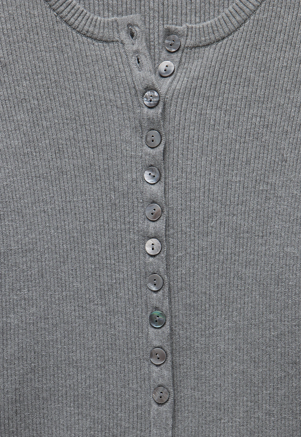 Women's Ribbed Cropped Cardigan