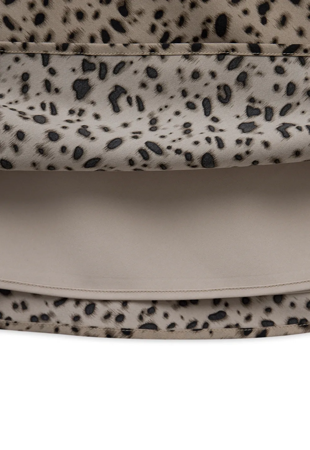 Women's Leopard-Print A-Line Mini Skirt