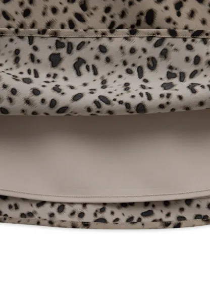 Women's Leopard-Print A-Line Mini Skirt