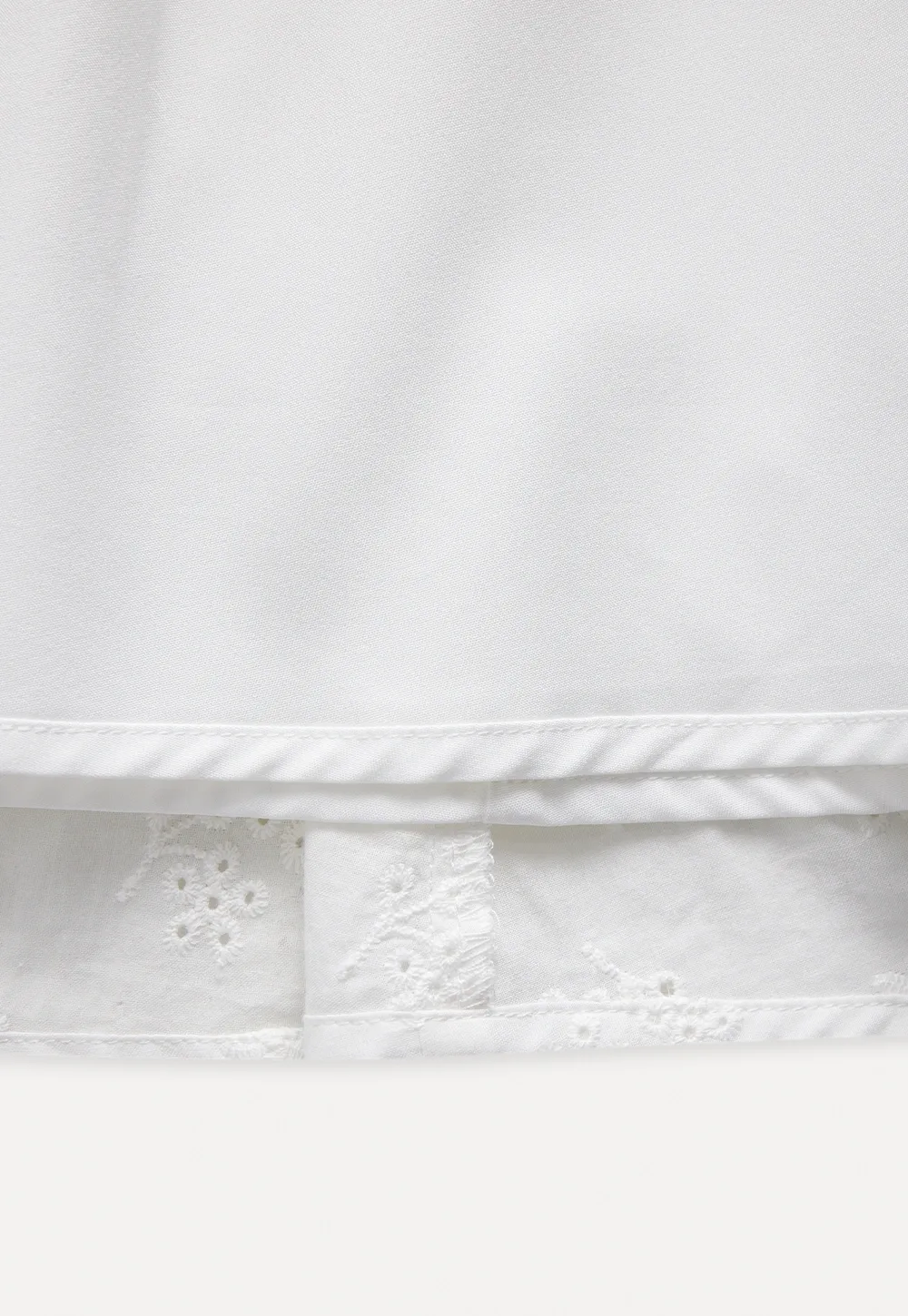 Women's Eyelet Tie-Front Button Cami Sundress