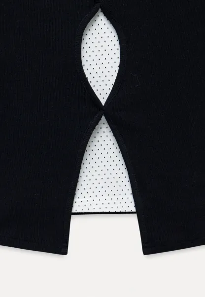 Women's Cut Out Front Long Sleeve Top