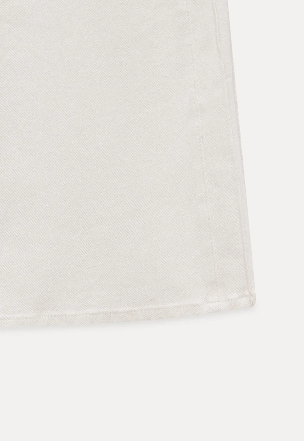 Women’s White High Waist Straight Leg Pants