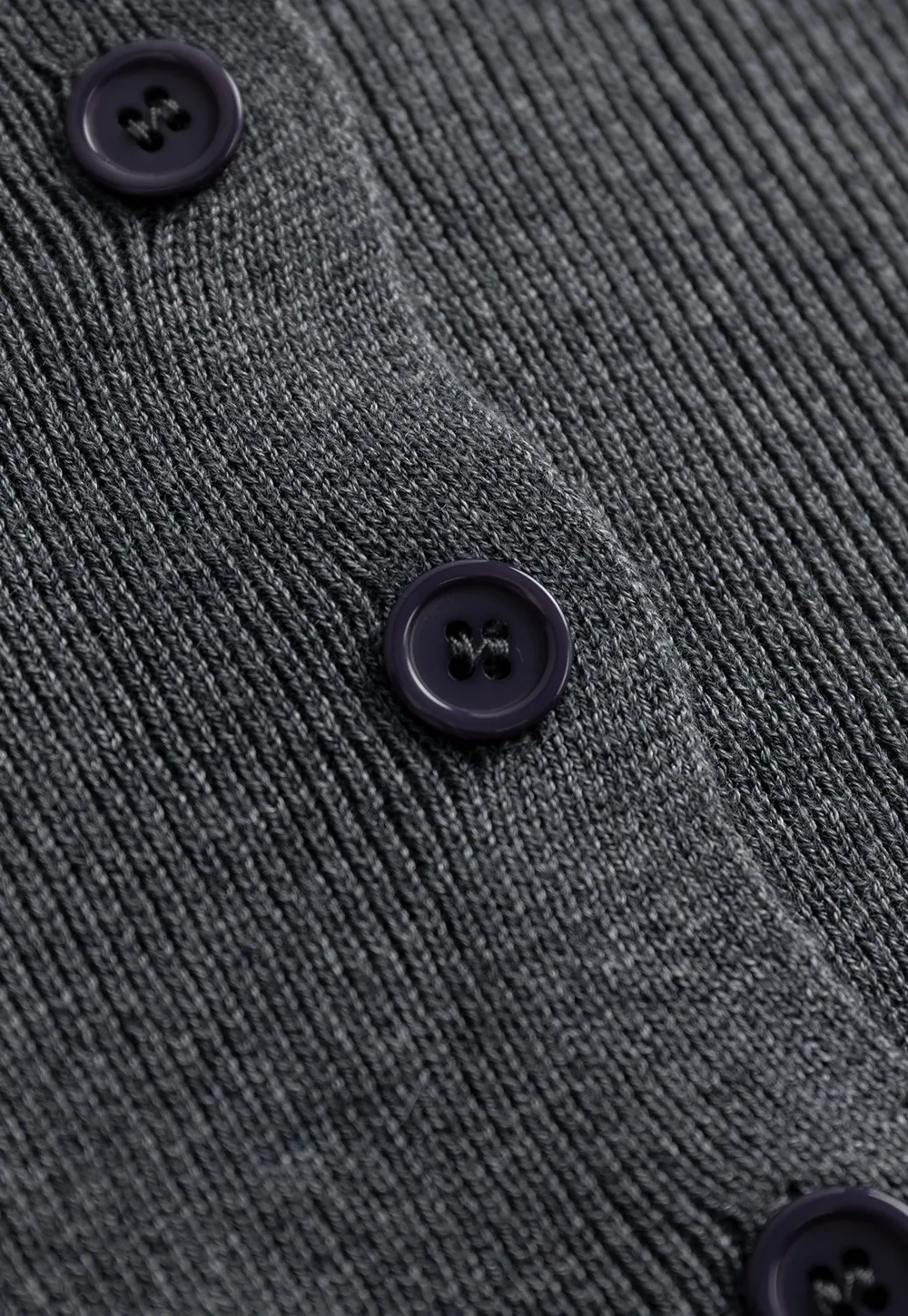 Long Sleeve Knit Top with Button Collar