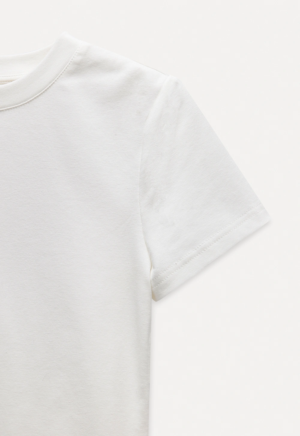 Asymmetric Hem T-Shirt with Lace Panel