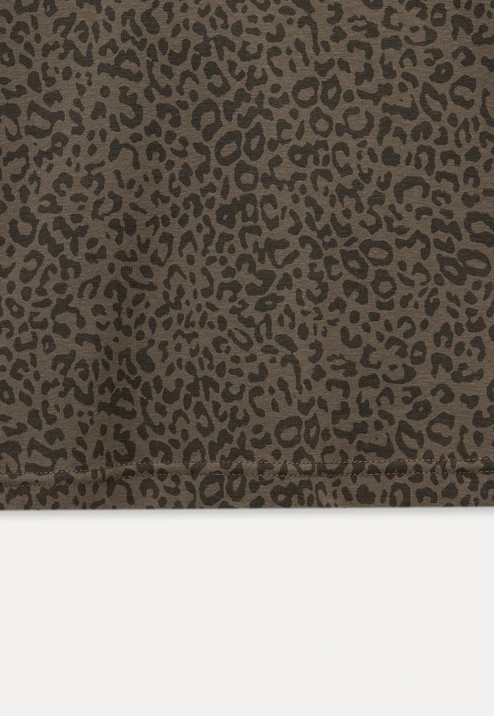 Leopard Print Long Sleeve Top