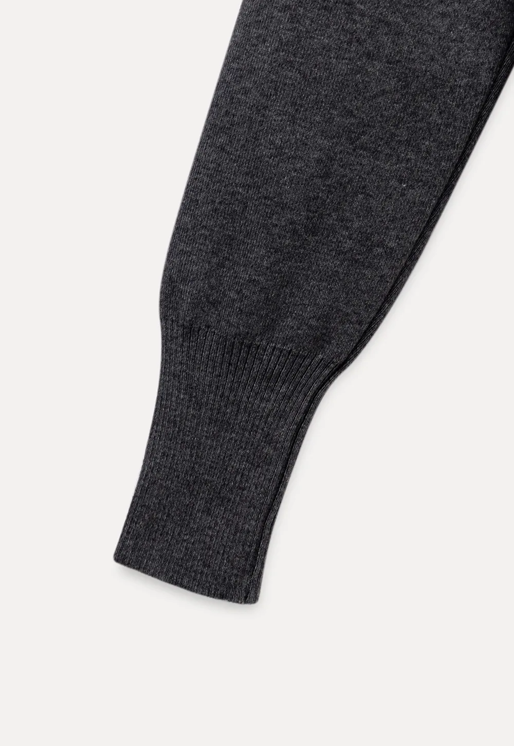 Women’s Zip-Up Knit Cardigan with High Collar