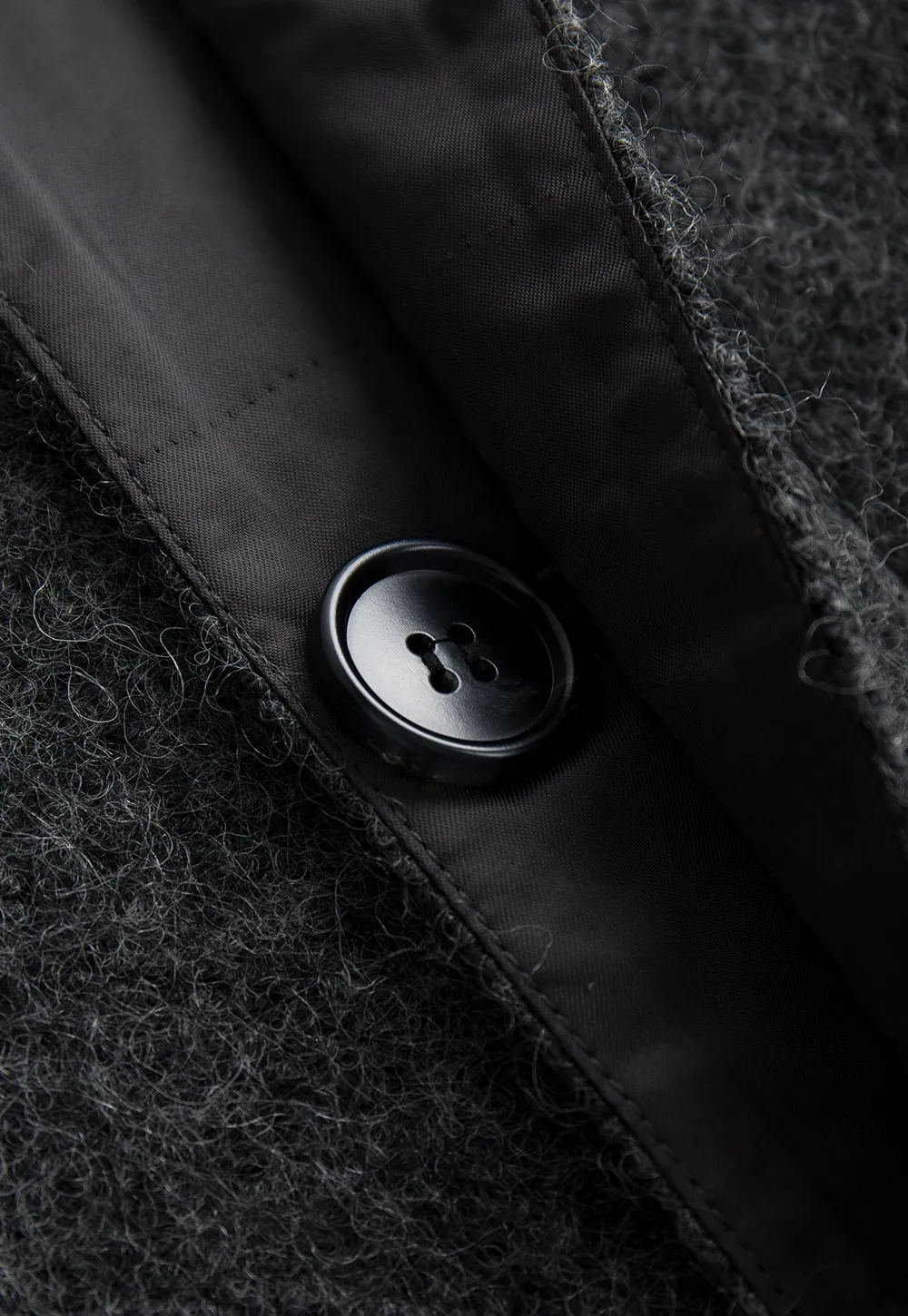 Women Cozy Faux Fur Lapel Wool Coat