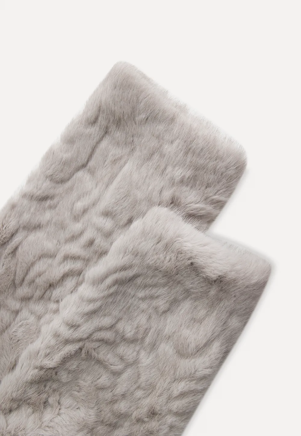 Toggle Closure Faux Fur Jacket