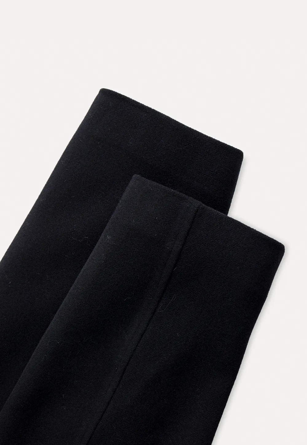 Faux Fur Trim Belted Wool Coat