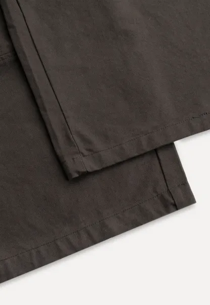 High-Waist Wide-Leg Pants with Tie Belt