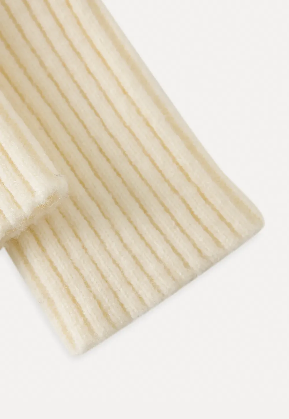 Button Shoulder Turtleneck Sweater