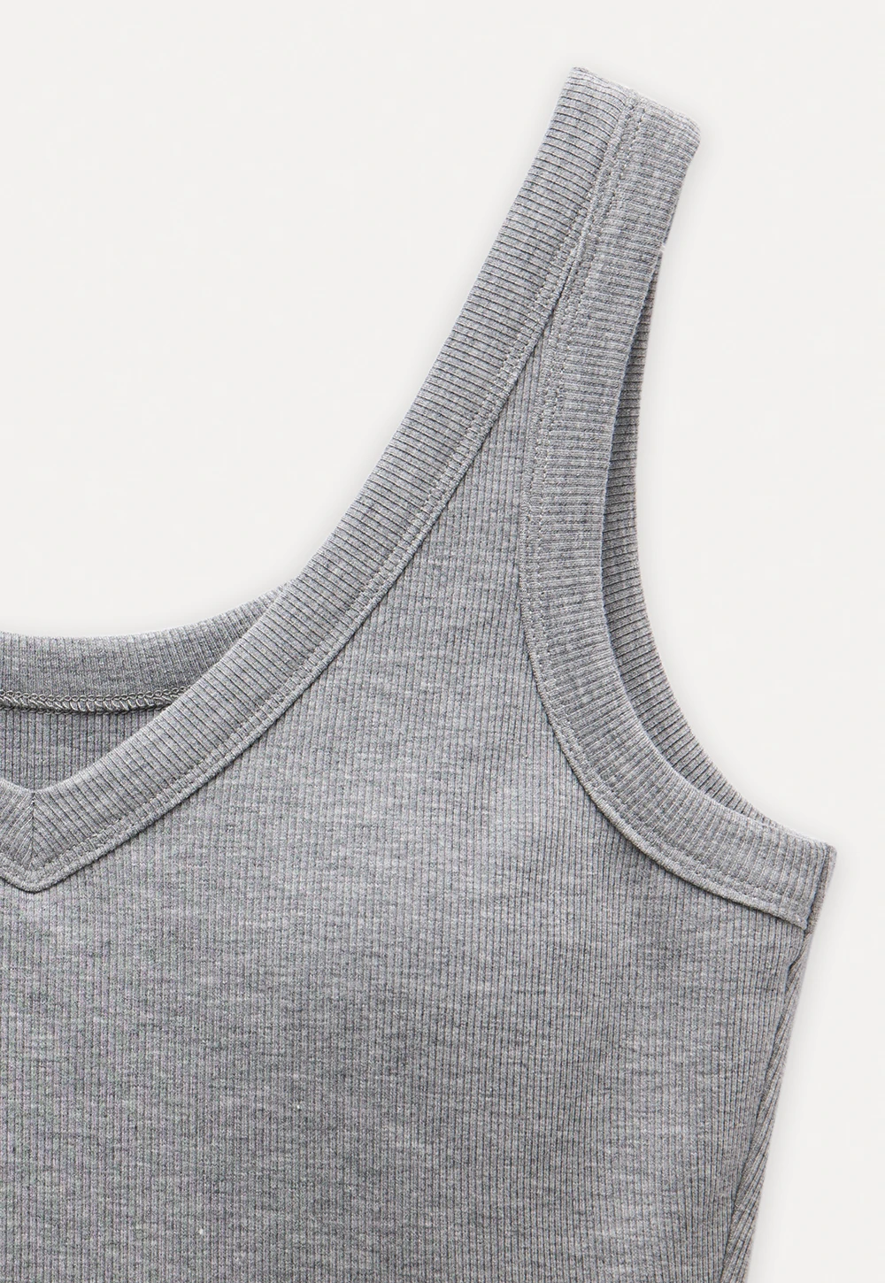 Women’s V-Neck Ribbed Knit Tank Top Sleeveless Basic Cami