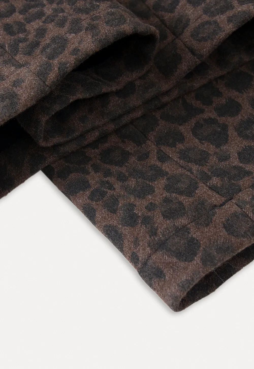 Women Leopard Print Wide-Leg Pants with Drawstring Waist