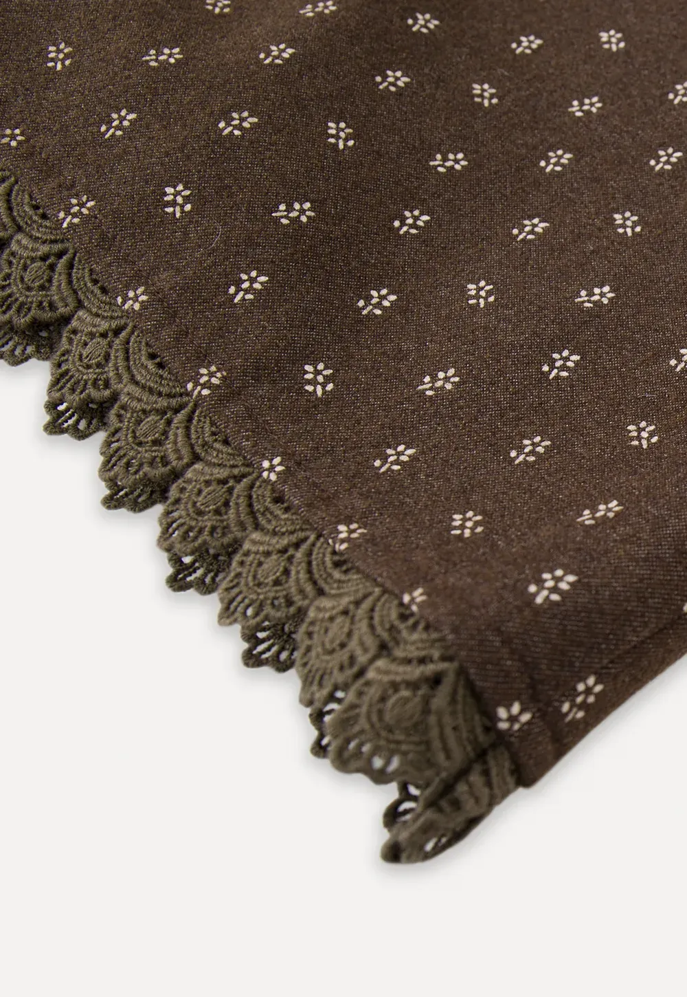 Floral Jacquard Mini Skirt