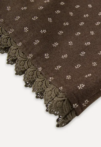 Floral Jacquard Mini Skirt