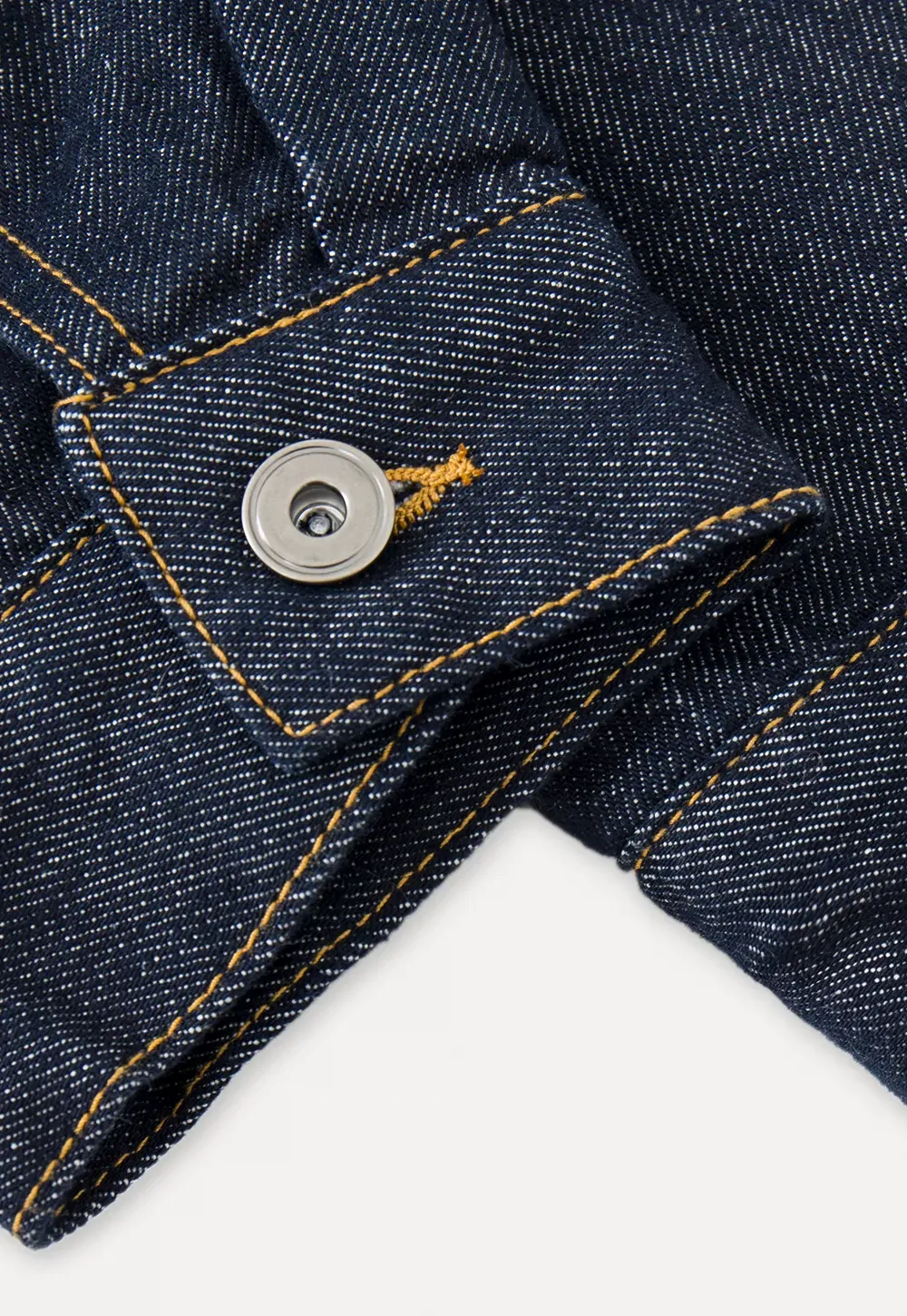 Denim Jacket with Contrast Collar