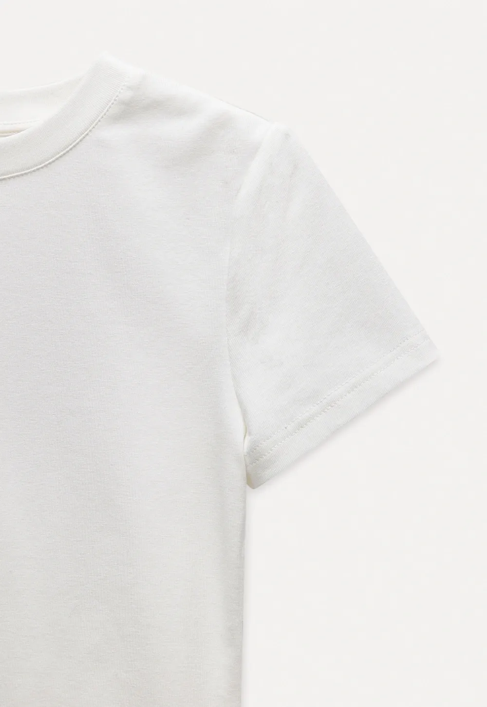 Asymmetric Hem T-Shirt with Lace Panel