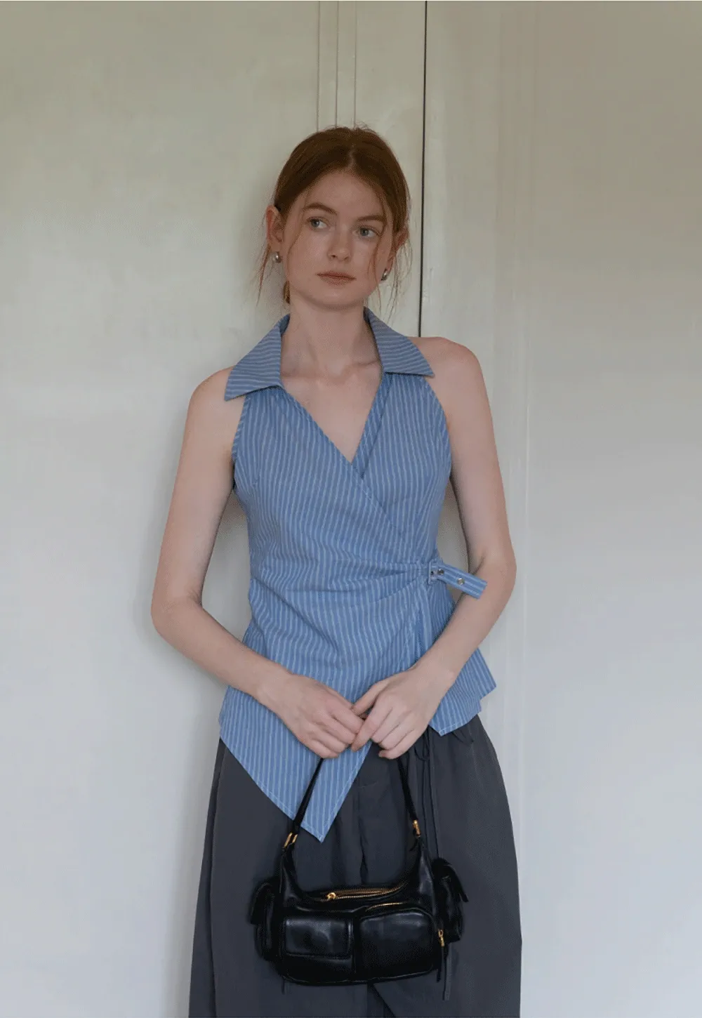 Women’s Striped Sleeveless Shirt