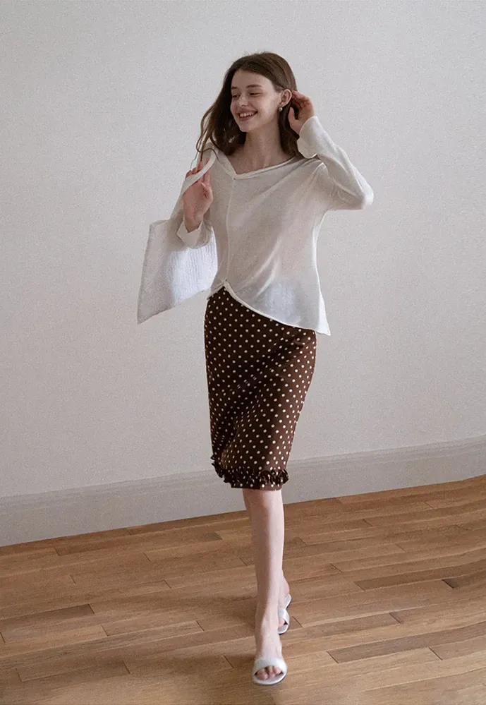 Women Twist‑Hem Knit Top