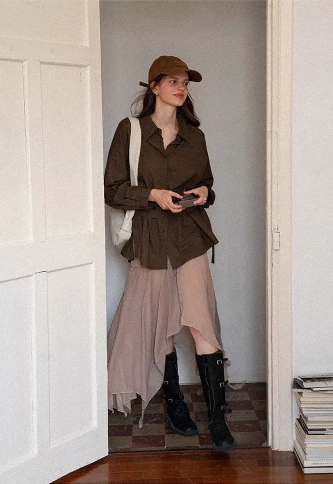 Belted Utility Shirt