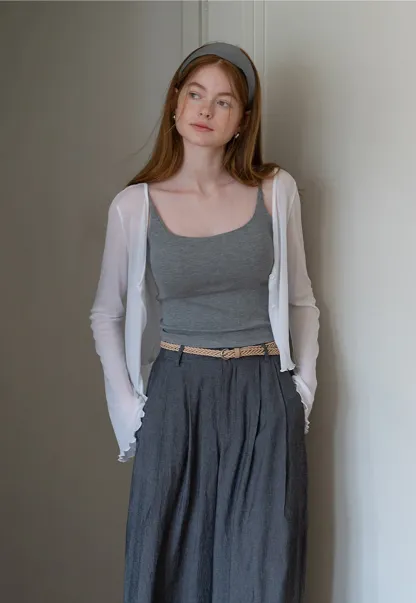 Women’s High-Waist Pleated Wide-Leg Pants