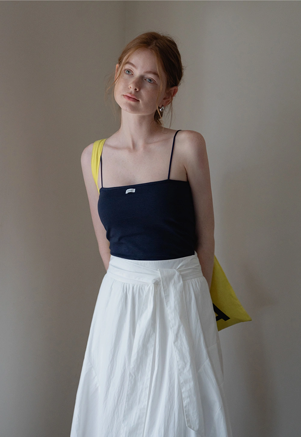 Women’s High-Waist Balloon Midi Skirt