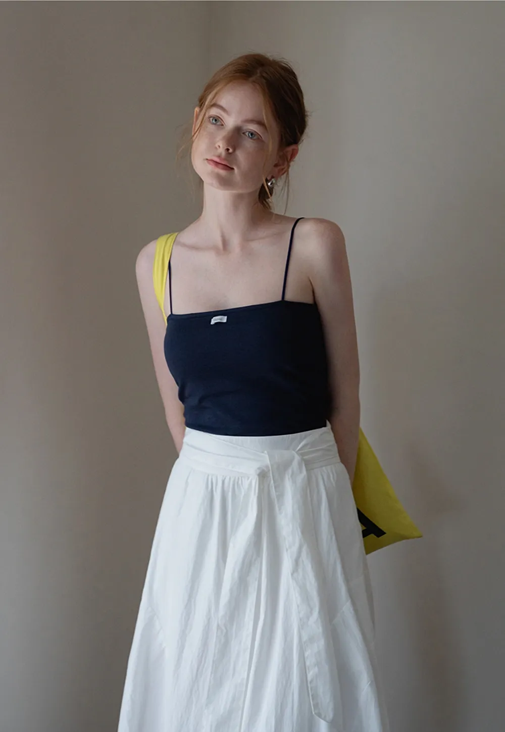 Women’s High-Waist Balloon Midi Skirt