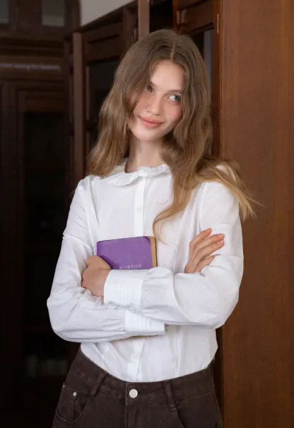 Ruffle Collar Blouse