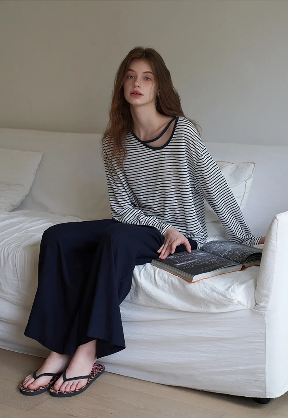 Wide Leg Drawstring Pants