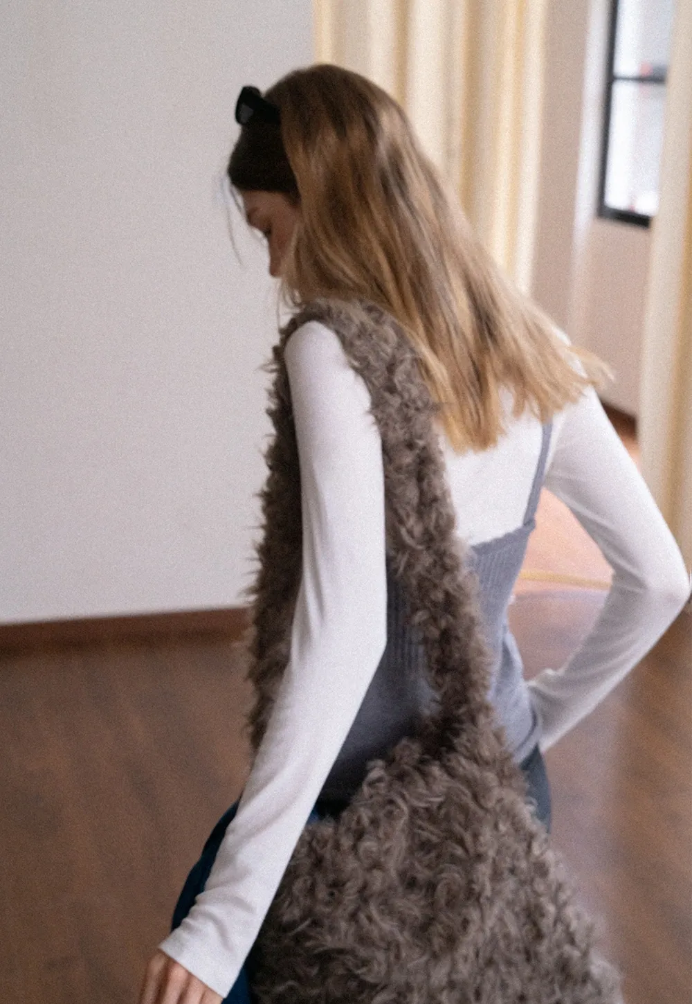 Womens 2 Piece Set Knit Cami Top with Long Sleeve Tee