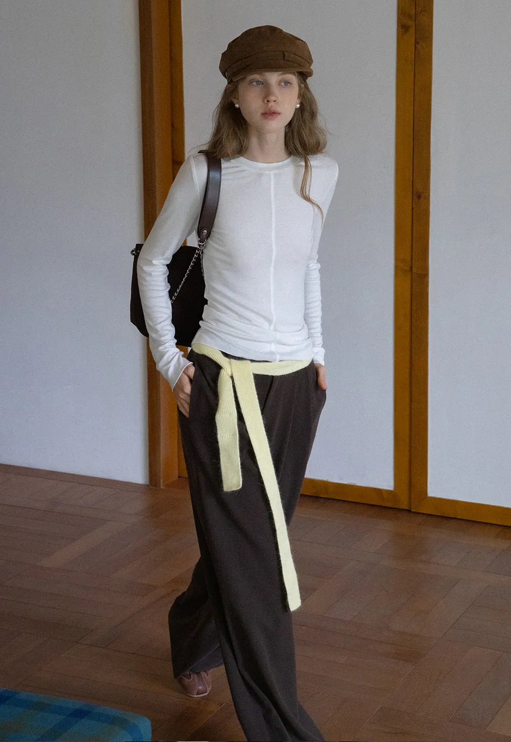 Womens Classic Long Sleeve Basic Tee