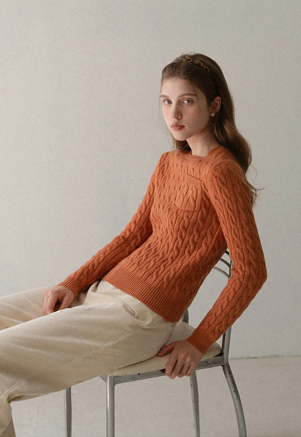 Women High Waist Corduroy Pants Wide Leg Casual