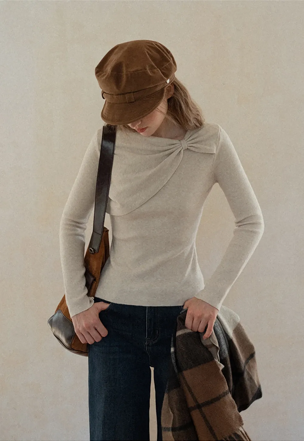 Womens Wide Leg Jeans with Belt