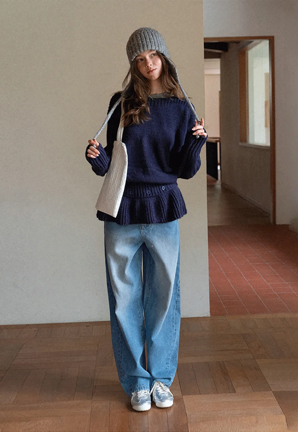 Chunky Knit Earflap Beanie