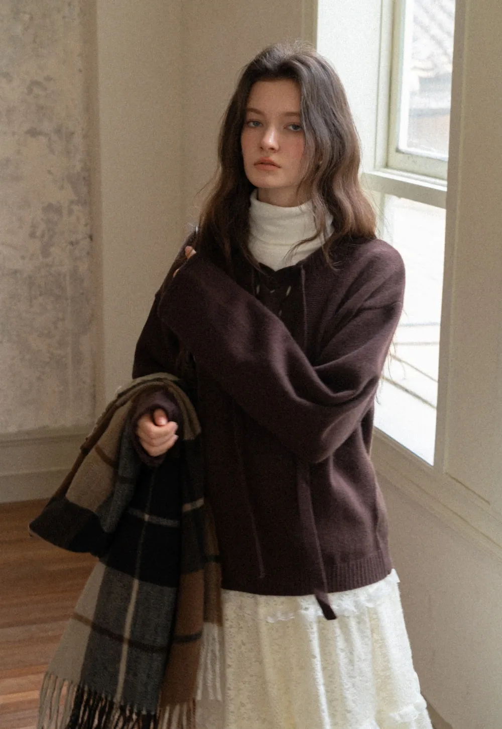 Lace Tiered Skirt with Ruffle Detail