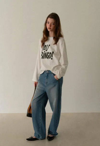 Women Statement Long Sleeve Tee