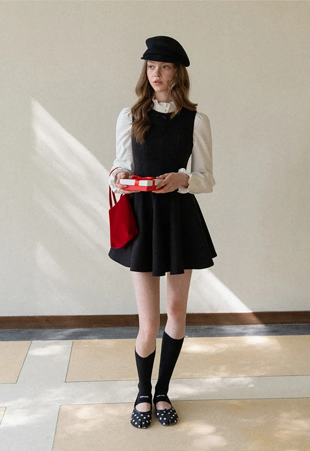 A-Line Dress with Bow Detail