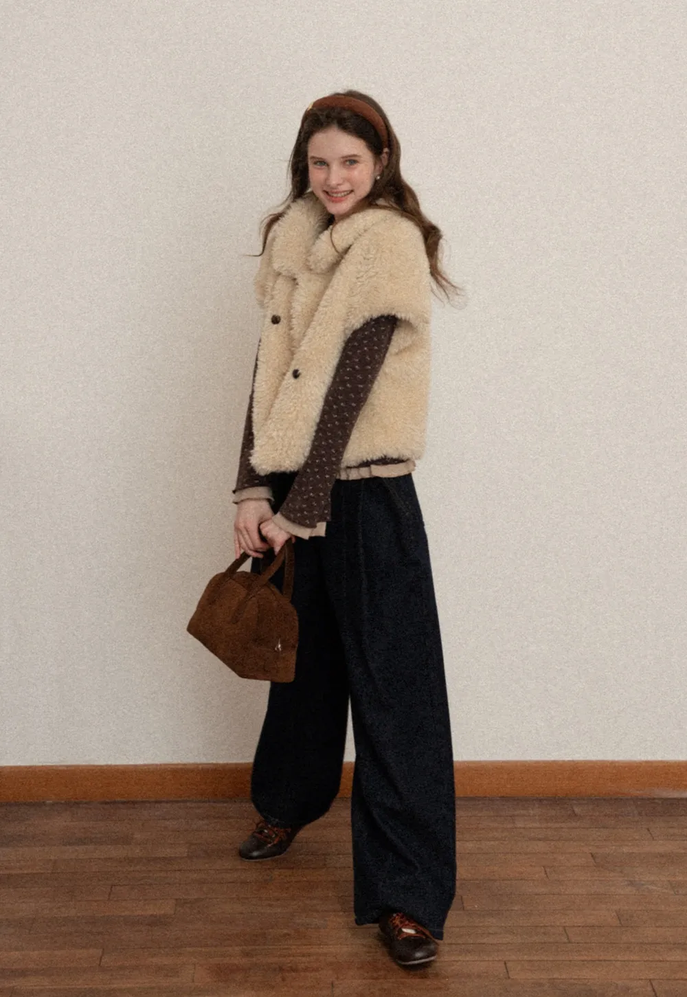 Button-Up Warm Fleece Vest for Winter